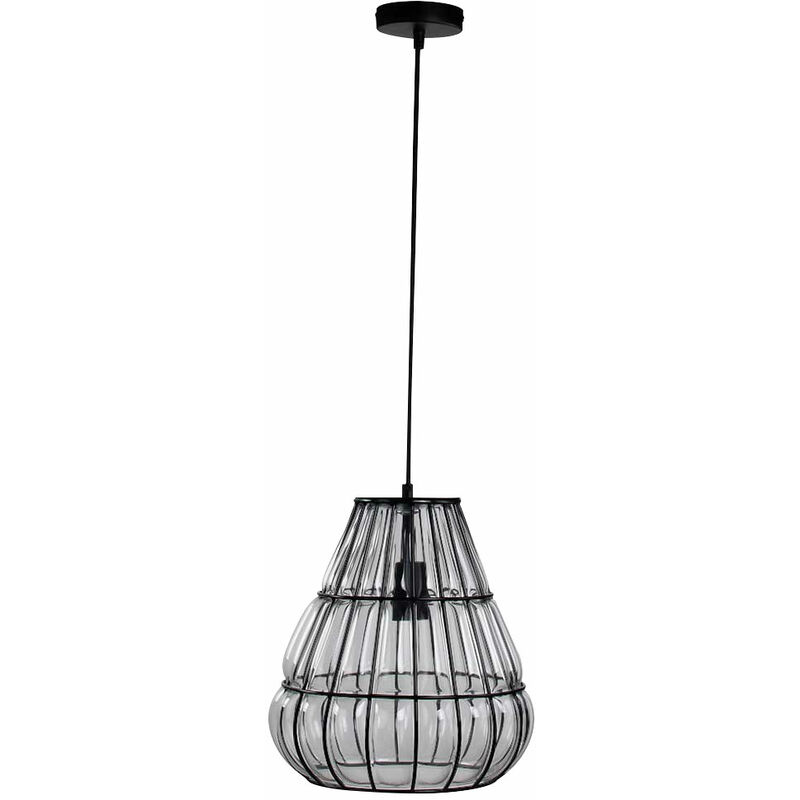 Lámpara colgante lámpara de techo lámpara colgante lámpara colgante retro lámpara de techo, vidrio metal, negro, DxH 29x150cm, acción 640401109000
Lámpara colgante lámpara de techo lámpara colgante lámpara colgante retro lámpara de techo, vidrio metal, negro, DxH 29x150cm, acción 640401109000