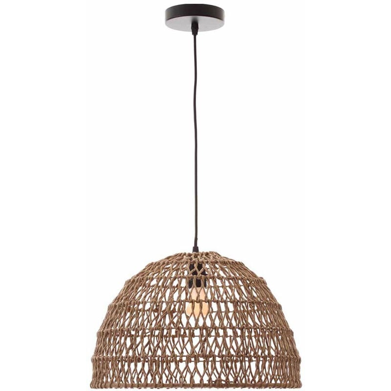 Lámpara colgante MARINA NATURAL de cuerda de papel con soporte eléctrico E27 de 40 cm de diámetro
Lámpara colgante MARINA NATURAL de cuerda de papel con soporte eléctrico E27 de 40 cm de diámetro