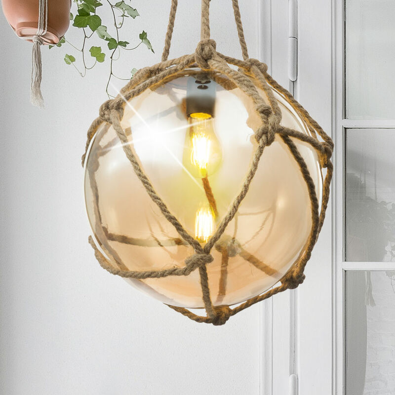 Lámpara colgante sala de estar cuerda de cáñamo iluminación de techo focos de péndulo
Lámpara colgante sala de estar cuerda de cáñamo iluminación de techo focos de péndulo