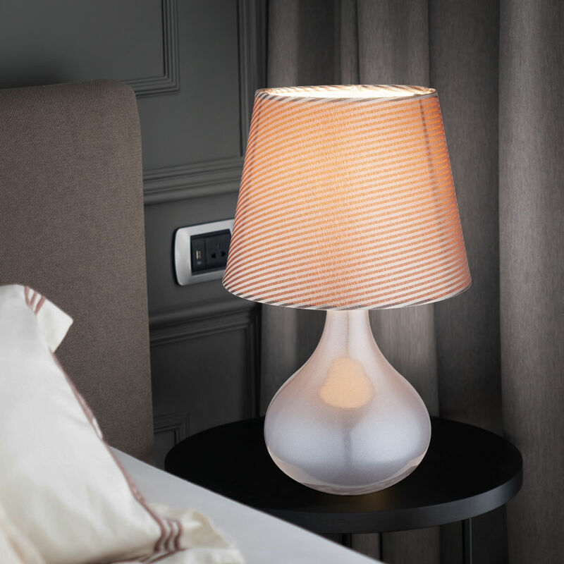 Lámpara de mesa moderna cerámica gris
Lámpara de mesa moderna cerámica gris