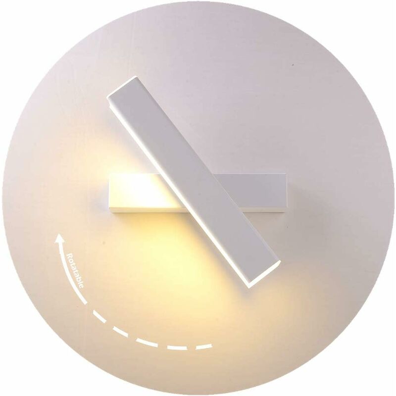 Lámpara de pared LED de 12 W, diseño creativo blanco, iluminación interior, lámpara de pared con rotación de casi 360 grados para dormitorio, sala de
Lámpara de pared LED de 12 W, diseño creativo blanco, iluminación interior, lámpara de pared con rotación de casi 360 grados para dormitorio, sala de