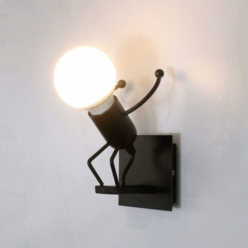 Lámpara de pared robot, luz de pared creativa de Little Iron Man, luces de pared de dibujos animados retro, para bar, dormitorio, cocina,
Lámpara de pared robot, luz de pared creativa de Little Iron Man, luces de pared de dibujos animados retro, para bar, dormitorio, cocina,