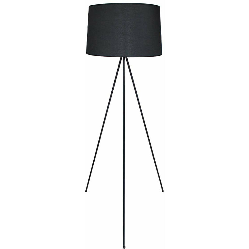 Lámpara de pie trípode ELLIA BLACK pantalla de tela negra y base de metal con casquillo E27 H140 cm
Lámpara de pie trípode ELLIA BLACK pantalla de tela negra y base de metal con casquillo E27 H140 cm