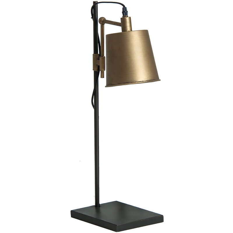 L�Mpara De Sobremesa Angon, En Color Oro Viejo, De Estilo Art Deco. Fabricado En Hierro.
L�Mpara De Sobremesa Angon, En Color Oro Viejo, De Estilo Art Deco. Fabricado En Hierro.