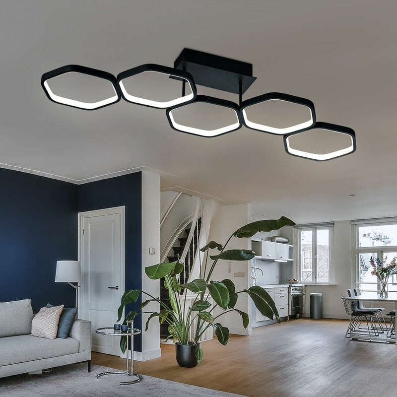 Lámpara de techo de diseño lámpara de techo de metal antracita regulable con regulador de intensidad, IP20, 1x LED 24 vatios 3000 lúmenes blanco
Lámpara de techo de diseño lámpara de techo de metal antracita regulable con regulador de intensidad, IP20, 1x LED 24 vatios 3000 lúmenes blanco