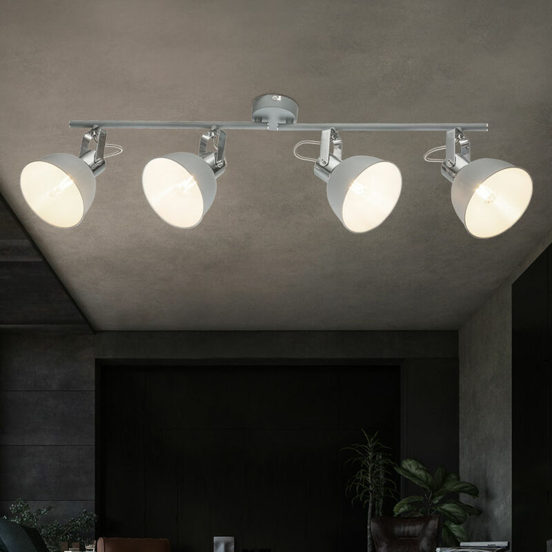 Lámpara de techo iluminación de sala de estar haz puntual carril de luz foco gris giratorio
Lámpara de techo iluminación de sala de estar haz puntual carril de luz foco gris giratorio