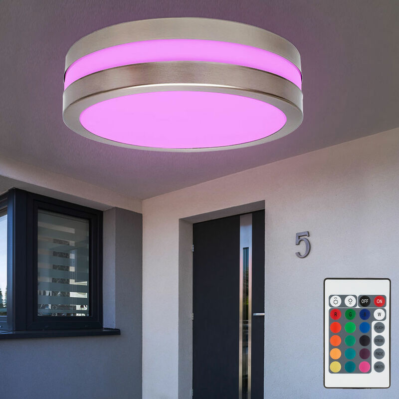 Lámpara de techo exterior con iluminación redonda Lámpara de control remoto en un juego que incluye bombillas LED RGB
Lámpara de techo exterior con iluminación redonda Lámpara de control remoto en un juego que incluye bombillas LED RGB