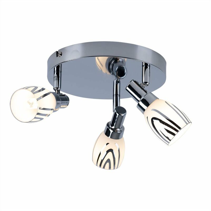 Lámpara de techo, iluminación para sala de estar, foco redondo, foco cromado, móvil
Lámpara de techo, iluminación para sala de estar, foco redondo, foco cromado, móvil
