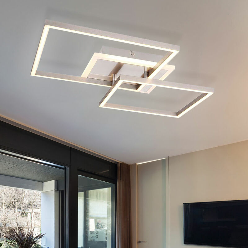 Lámpara de techo LED ALU spotlight opal white living room iluminación diseño lámpara de techo angular 30 vatios 1300 lumen blanco cálido 47x43.5x7.5cm
Lámpara de techo LED ALU spotlight opal white living room iluminación diseño lámpara de techo angular 30 vatios 1300 lumen blanco cálido 47x43.5x7.5cm