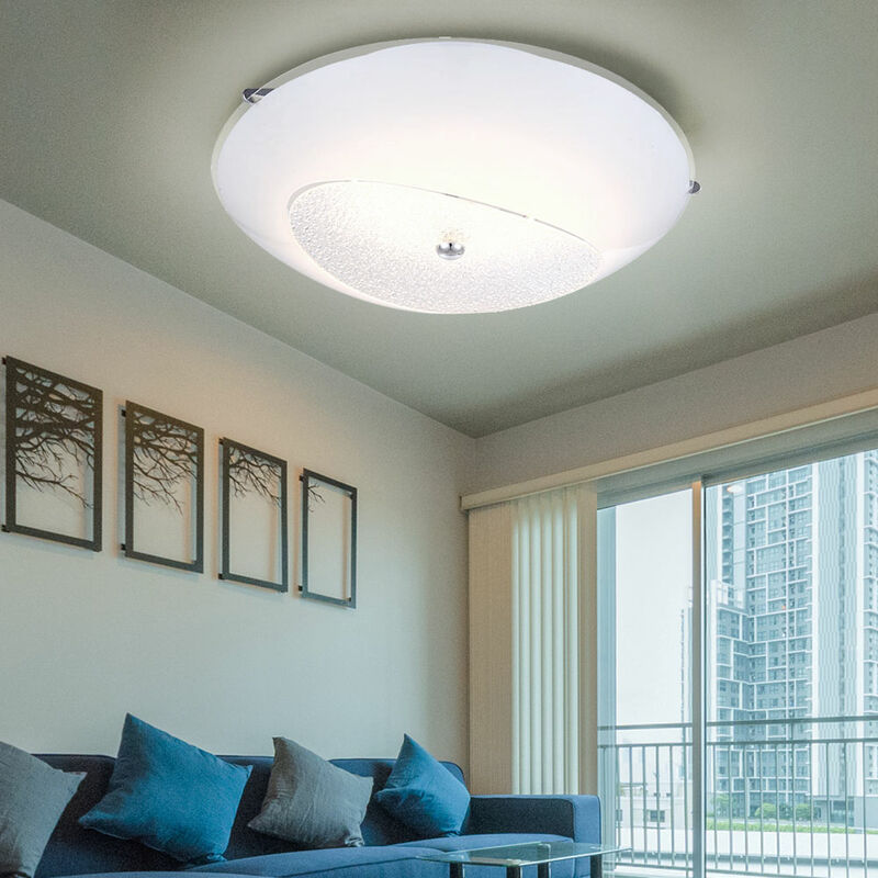 Lámpara de techo LED, foco de cristal, sala de estar, lámpara cromada, vidrio redondo, ópalo blanco
Lámpara de techo LED, foco de cristal, sala de estar, lámpara cromada, vidrio redondo, ópalo blanco