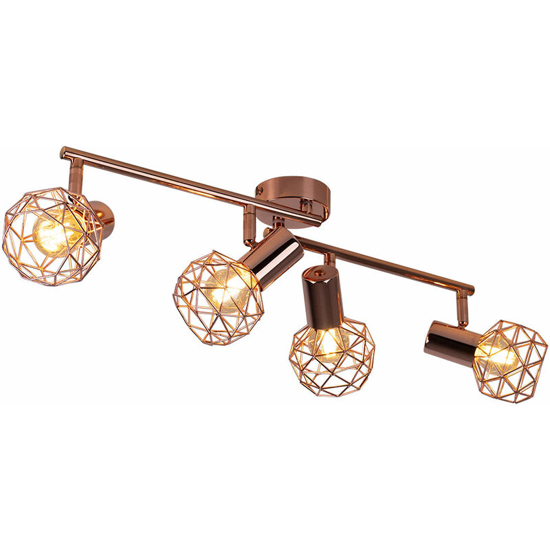 Lámpara de techo living comedor iluminación spot lámpara trenzada bola de cobre XARA
Lámpara de techo living comedor iluminación spot lámpara trenzada bola de cobre XARA
