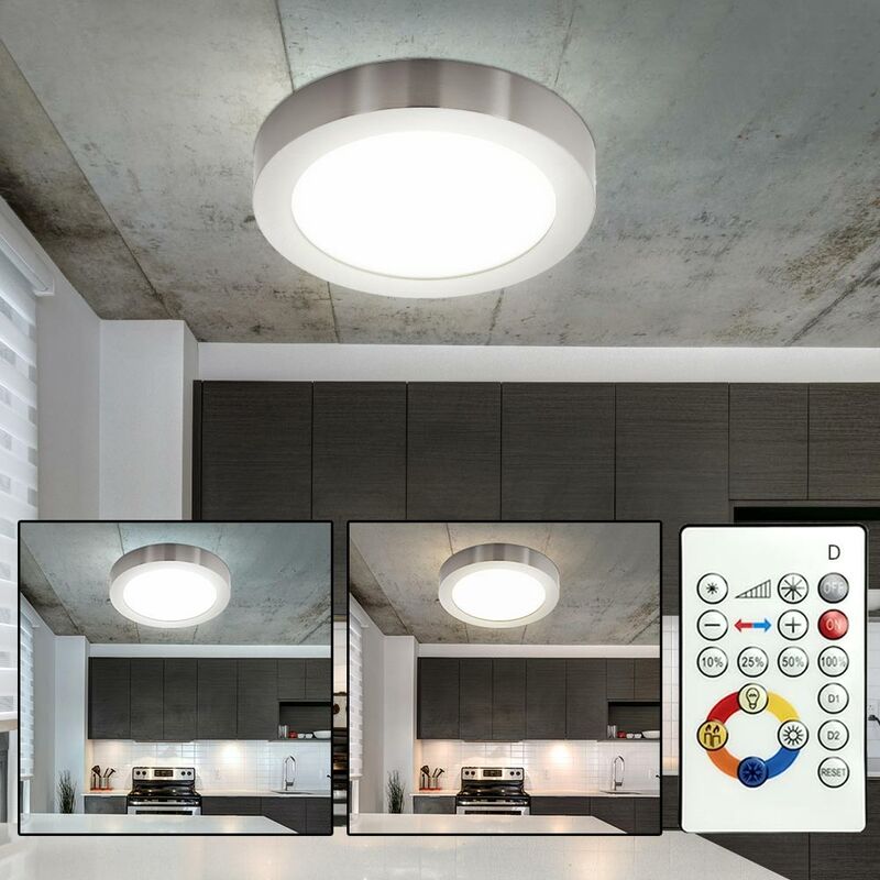 Lámpara de techo lámpara de luz diurna lámpara de techo con mando a distancia lámpara de salón regulable, LED 21W 2000Lm 3000 -6500K, FxH 30x3,7 cm
Lámpara de techo lámpara de luz diurna lámpara de techo con mando a distancia lámpara de salón regulable, LED 21W 2000Lm 3000 -6500K, FxH 30x3,7 cm