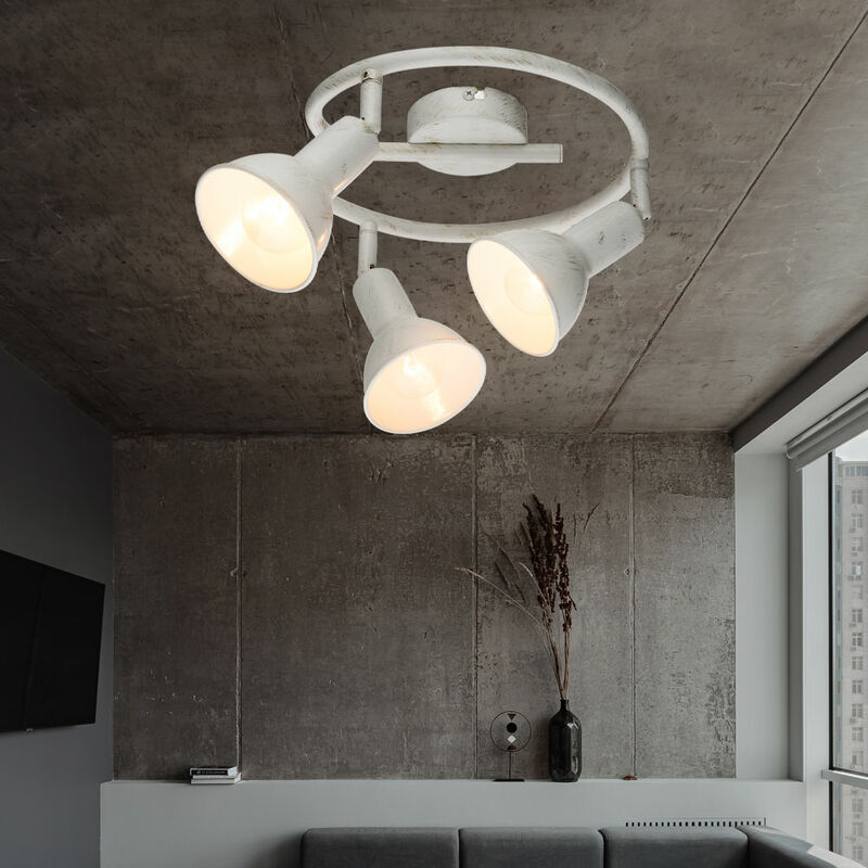 Lámpara de techo Luminaria Metal Dorado Punto blanco Mueble Salón Dormitorio Oficina
Lámpara de techo Luminaria Metal Dorado Punto blanco Mueble Salón Dormitorio Oficina