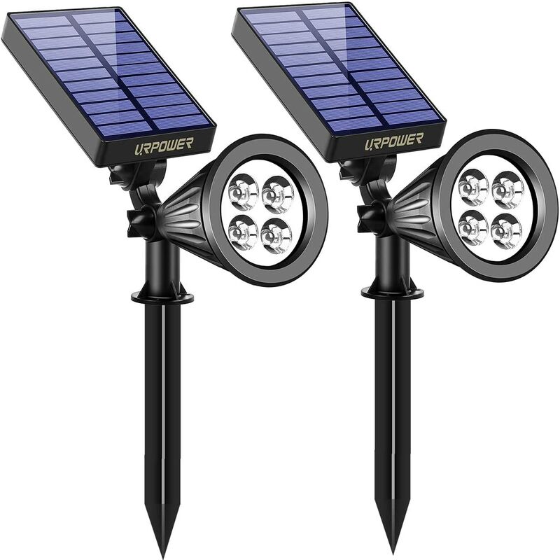 Lámpara solar, 2 en 1 a prueba de agua, foco solar de 4 LED, luz de pared ajustable, iluminación paisajística, iluminación de seguridad, sensor de
Lámpara solar, 2 en 1 a prueba de agua, foco solar de 4 LED, luz de pared ajustable, iluminación paisajística, iluminación de seguridad, sensor de