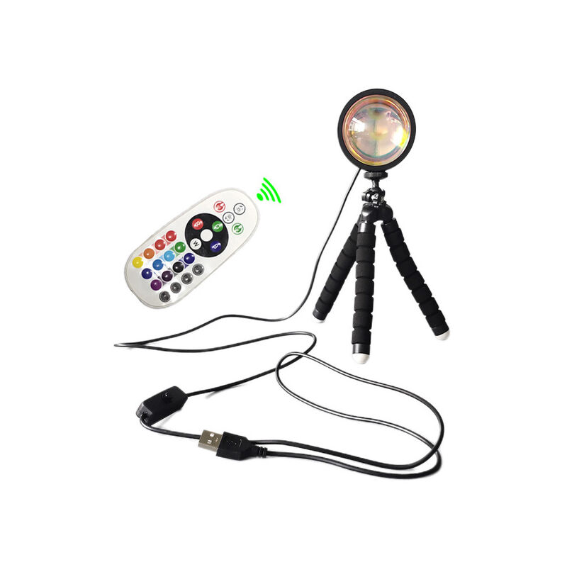 Lámpara Sunset, Lámpara Sunset, Lámpara de proyección de 16 colores con trípode, Aura de Sunset, Lámpara LED USB Rainbow, Luz visual romántica,
Lámpara Sunset, Lámpara Sunset, Lámpara de proyección de 16 colores con trípode, Aura de Sunset, Lámpara LED USB Rainbow, Luz visual romántica,