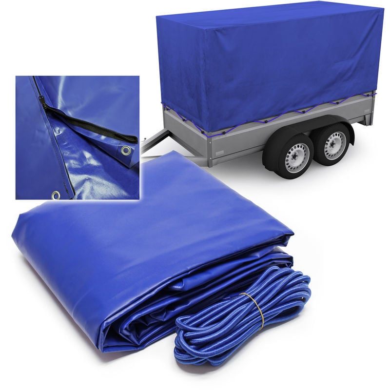 Lona para remolque 2075x1140x900mm Funda protectora Cierre con 2 cremalleras Bandas elásticas
Lona para remolque 2075x1140x900mm Funda protectora Cierre con 2 cremalleras Bandas elásticas