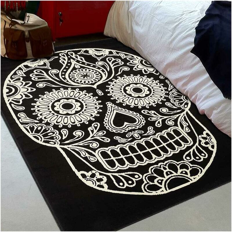 Los niños alfombra 60x110 cm rectangular BC MEXICANA Cámara Negro CRÁNEO adecuado para calefacción por suelo radiante - Noir
Los niños alfombra 60x110 cm rectangular BC MEXICANA Cámara Negro CRÁNEO adecuado para calefacción por suelo radiante - Noir