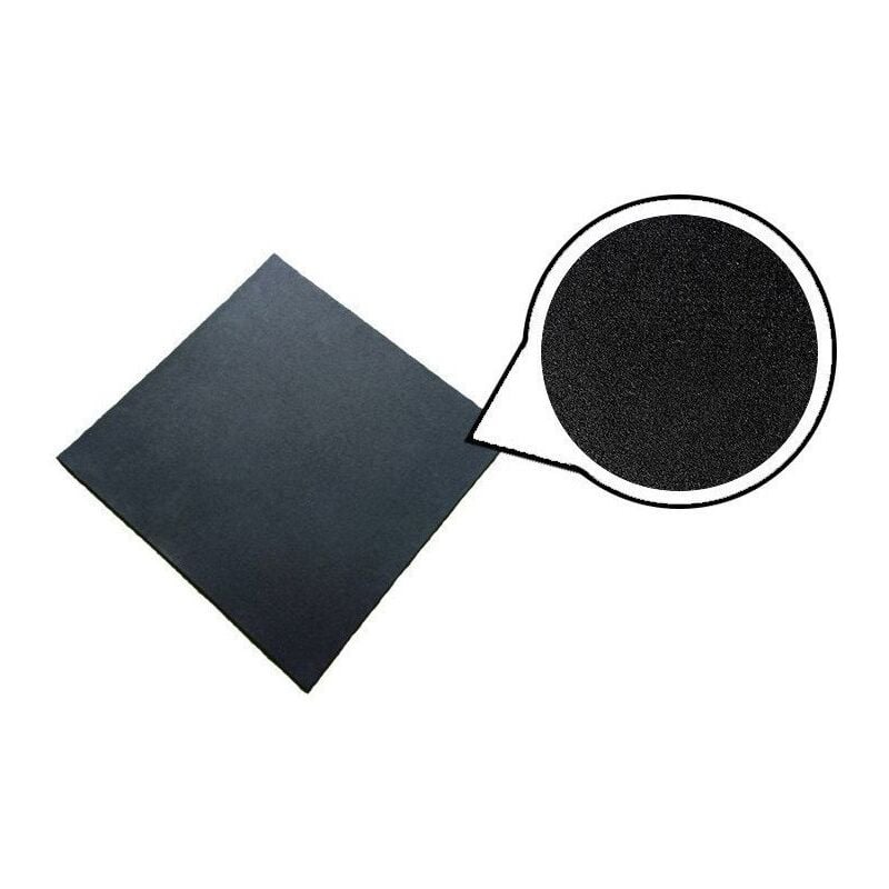 Loseta de caucho alta densidad 1x1m - Granulado Fino - 15mm