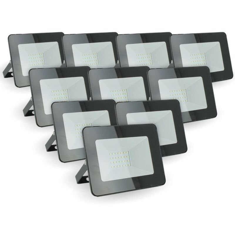 Lote de 10 reflectores LED 20W IP65 al aire libre | Temperatura de color: Blanco cálido 2700K
Lote de 10 reflectores LED 20W IP65 al aire libre | Temperatura de color: Blanco cálido 2700K