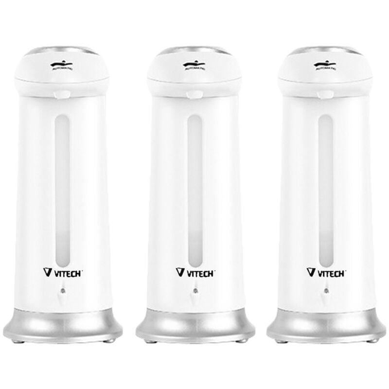 Lote de 3 máquinas expendedoras de jabón, gel hidroalcohólico 330 ml de jabón gris y blanco dispensar auto dispense
Lote de 3 máquinas expendedoras de jabón, gel hidroalcohólico 330 ml de jabón gris y blanco dispensar auto dispense