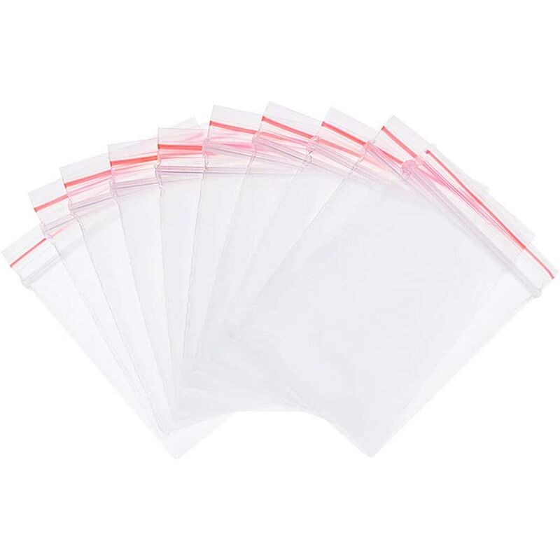 Lote de 500 sobres de plástico con cremallera con cierre transparente 60x90 mm Espesor: 0.06 mm
Lote de 500 sobres de plástico con cremallera con cierre transparente 60x90 mm Espesor: 0.06 mm