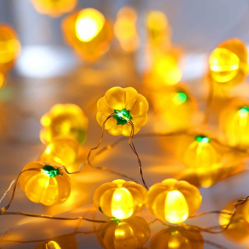 Luces de Cadena de Calabaza de Halloween, Luces Funcionadas 8 Modos de Parpadeo Control Remoto para Halloween, Acción de Gracias y Decoración de
Luces de Cadena de Calabaza de Halloween, Luces Funcionadas 8 Modos de Parpadeo Control Remoto para Halloween, Acción de Gracias y Decoración de