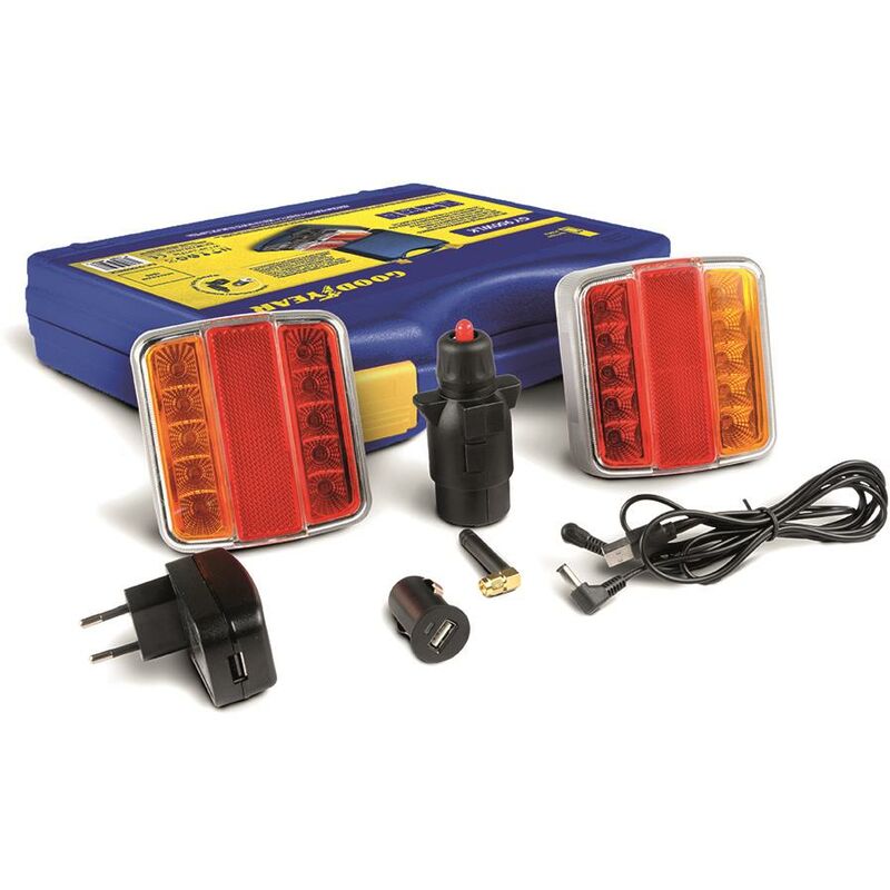 Luces traseras coche LED magnéticas e inalambricas con conexión bluetooth para remolque, trailer y caravana con 4 modos: posicion, freno,
Luces traseras coche LED magnéticas e inalambricas con conexión bluetooth para remolque, trailer y caravana con 4 modos: posicion, freno,