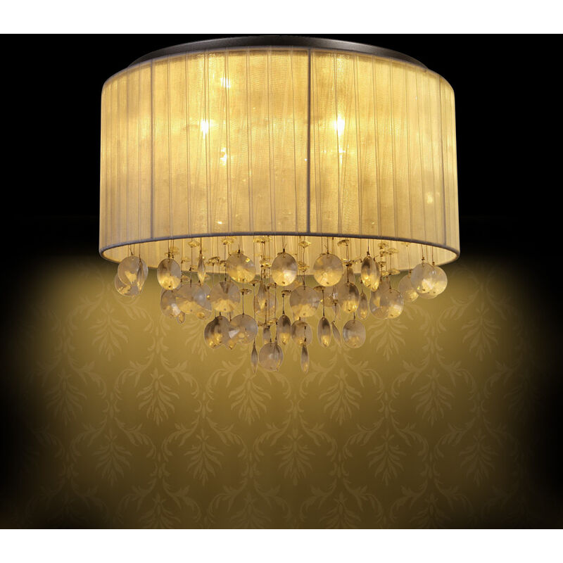 Lux.pro - Lámpara de techo con luz y cristales de arte brillantes - Ø 43 cm - (4 x G9) - Iluminación colgante
Lux.pro - Lámpara de techo con luz y cristales de arte brillantes - Ø 43 cm - (4 x G9) - Iluminación colgante