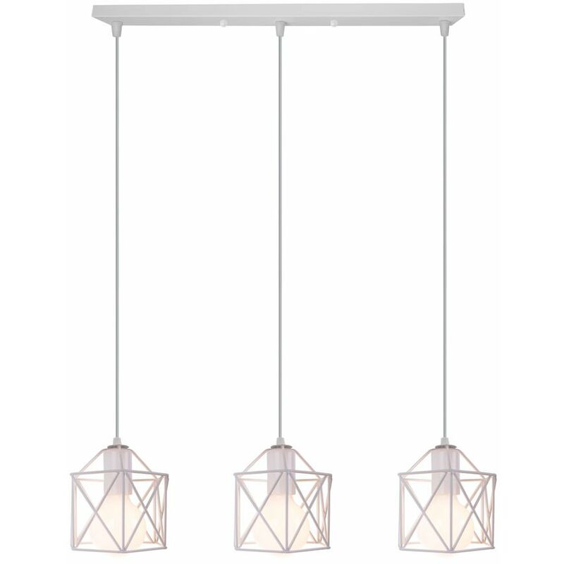 Lámparas de Colgar Moderno Jaula de Hierro de Diamante Forma Hexágono Lámpara de Techo 3 Portalámparas Metal Creativo Diseño para Club Hotel Sala de
Lámparas de Colgar Moderno Jaula de Hierro de Diamante Forma Hexágono Lámpara de Techo 3 Portalámparas Metal Creativo Diseño para Club Hotel Sala de