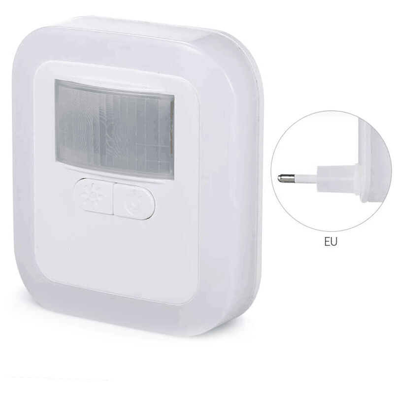 Luz de sensor LED GD-8603, lampara de noche de pared con movimiento enchufable,Blanco, enchufe de la UE
Luz de sensor LED GD-8603, lampara de noche de pared con movimiento enchufable,Blanco, enchufe de la UE