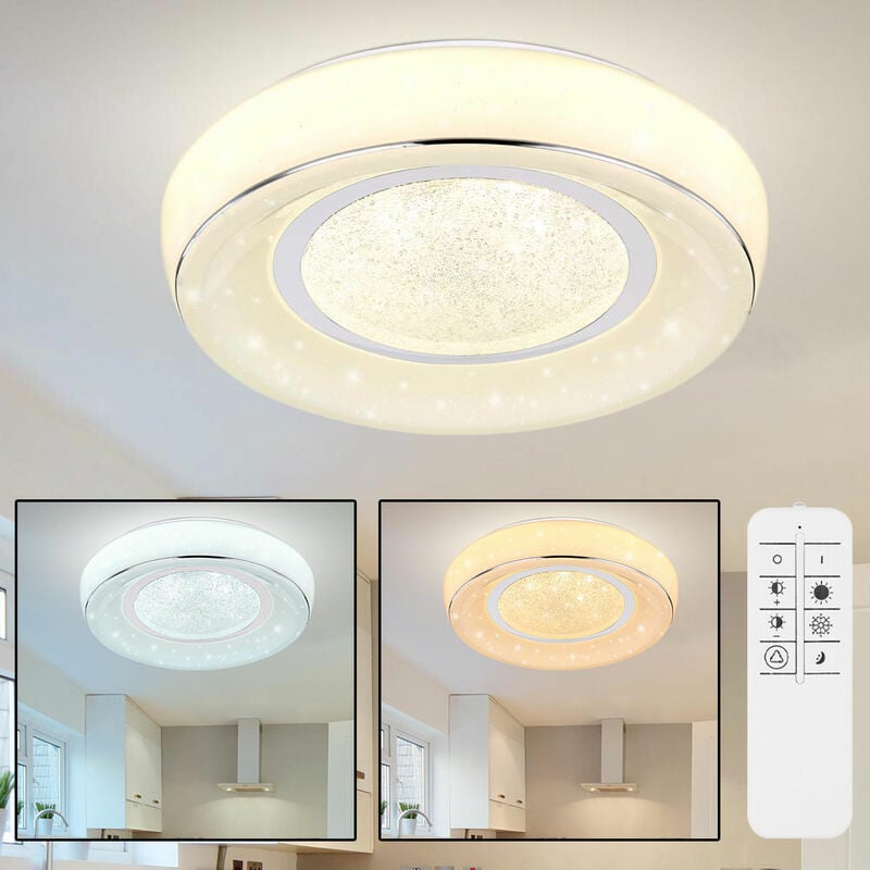Luz de techo de cristal LED efecto estrella lámpara de luz diurna de sala de estar con control remoto regulable
Luz de techo de cristal LED efecto estrella lámpara de luz diurna de sala de estar con control remoto regulable
