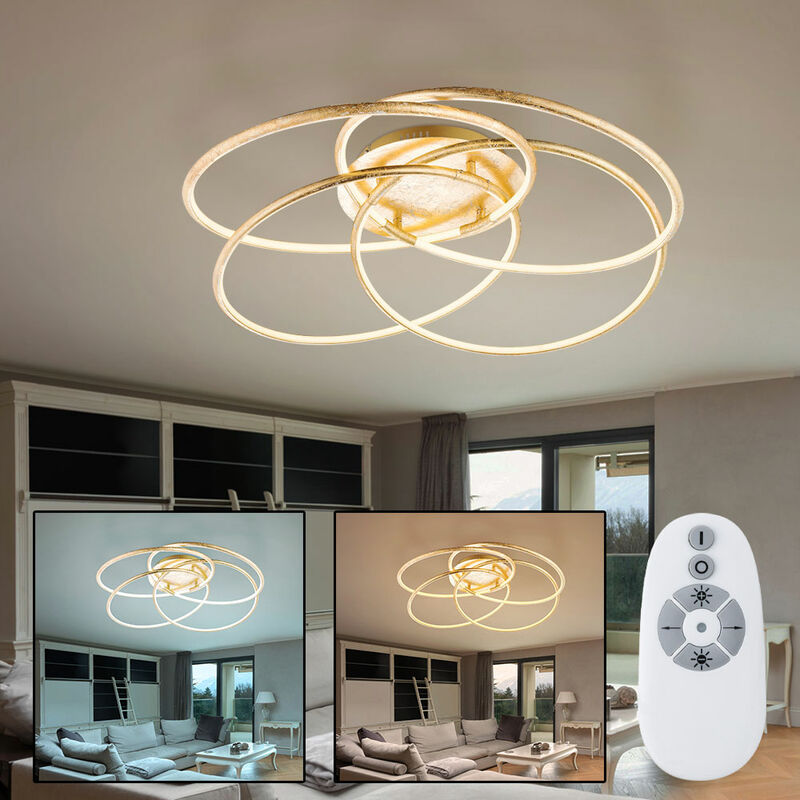 Luz de techo LED diseño de anillo dorado luz diurna CCT control remoto lámpara ALU regulable Globo 67828-60G
Luz de techo LED diseño de anillo dorado luz diurna CCT control remoto lámpara ALU regulable Globo 67828-60G