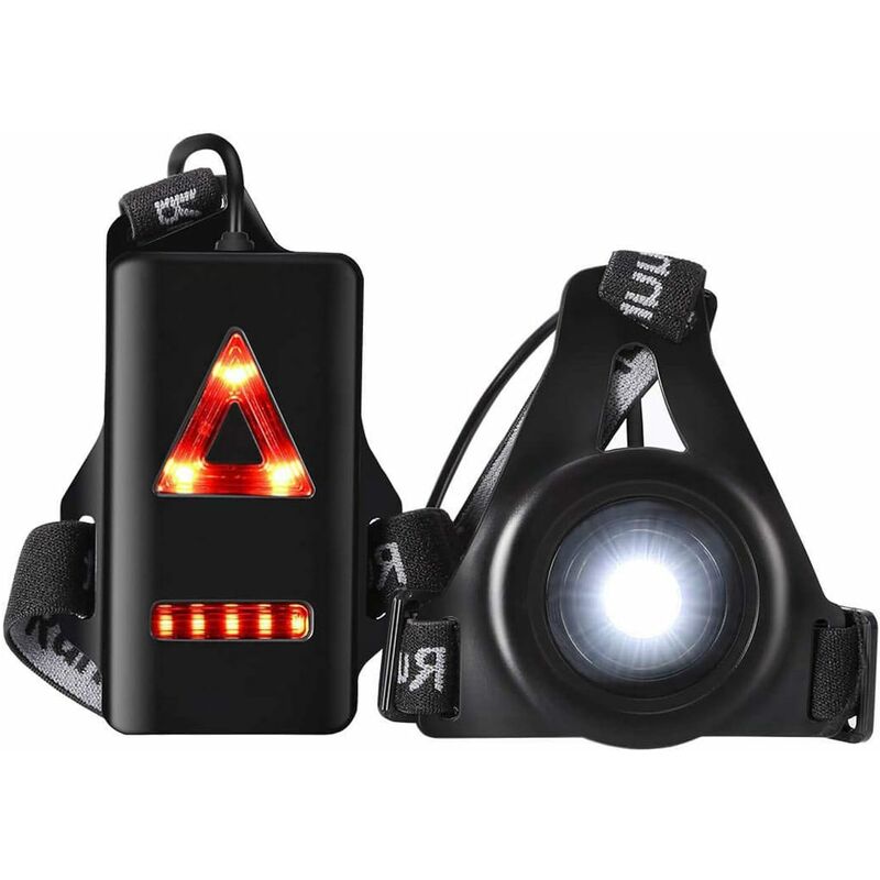 Abcrital - Luz para correr, luz corporal recargable USB de 3 modos con luz trasera y correa ajustable para corredores nocturnos Corredores Senderismo
Abcrital - Luz para correr, luz corporal recargable USB de 3 modos con luz trasera y correa ajustable para corredores nocturnos Corredores Senderismo