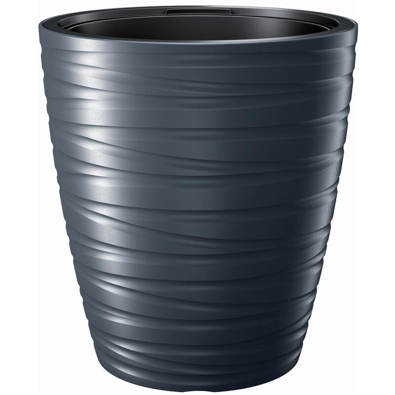 Prosperplast - Maceta con deposito 16L Maze de plastico en color antracita 29,6 (largo) x 29,6 (ancho) x 32,9 (alto) cm
Prosperplast - Maceta con deposito 16L Maze de plastico en color antracita 29,6 (largo) x 29,6 (ancho) x 32,9 (alto) cm