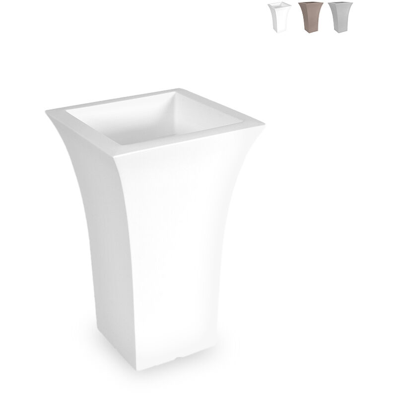 Maceta alta 60 cm macetero cuadrado jardinera diseño terraza jardín Patio | Blanco
Maceta alta 60 cm macetero cuadrado jardinera diseño terraza jardín Patio | Blanco
