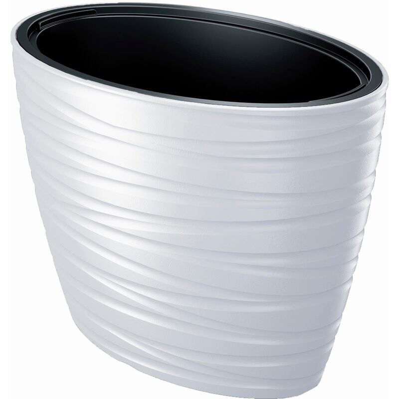 Prosperplast - Maceta ovalada con deposito 56L Maze de plastico en color blanco 58,5 (largo) x 38,5 (ancho) x 42,3 (alto) cm
Prosperplast - Maceta ovalada con deposito 56L Maze de plastico en color blanco 58,5 (largo) x 38,5 (ancho) x 42,3 (alto) cm