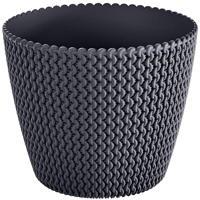 Maceta redonda 8L Prosperplast Splofy de plastico en color antracita, Ø25,9 x 22 cm
Maceta redonda 8L Prosperplast Splofy de plastico en color antracita, Ø25,9 x 22 cm