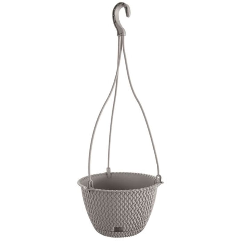 Maceta redonda colgante 4,8L Prosperplast Splofy Round W de plastico en color gris, Ø27 x 16,6 cm
Maceta redonda colgante 4,8L Prosperplast Splofy Round W de plastico en color gris, Ø27 x 16,6 cm