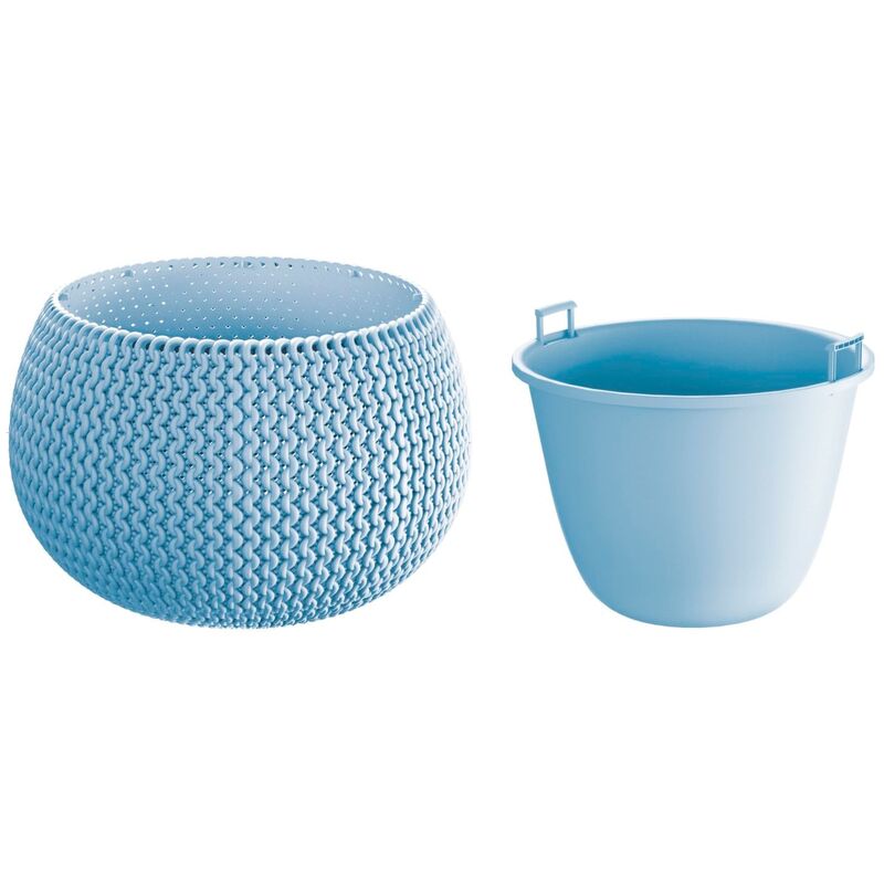Prosperplast - Maceta redonda con deposito Splofy Bowl de plastico en color gris hielo 47,8 (largo) x 47,8 (ancho) x 30 (altura) cm
Prosperplast - Maceta redonda con deposito Splofy Bowl de plastico en color gris hielo 47,8 (largo) x 47,8 (ancho) x 30 (altura) cm