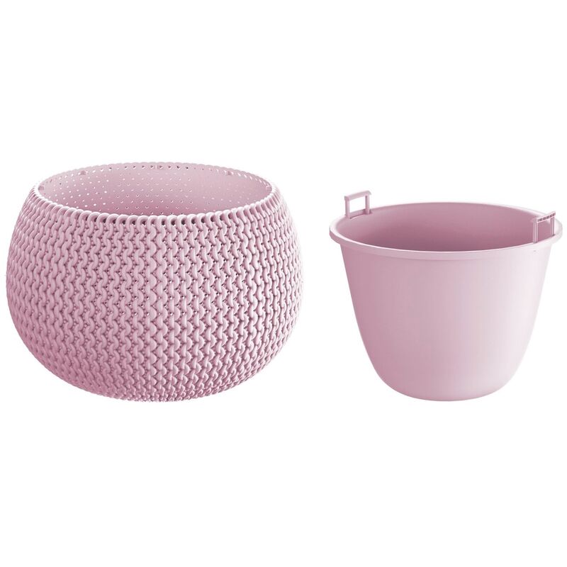 Prosperplast - Maceta redonda con deposito Splofy Bowl de plastico en color violeta 37 (largo) x 37 (ancho) x 21 (altura) cm
Prosperplast - Maceta redonda con deposito Splofy Bowl de plastico en color violeta 37 (largo) x 37 (ancho) x 21 (altura) cm