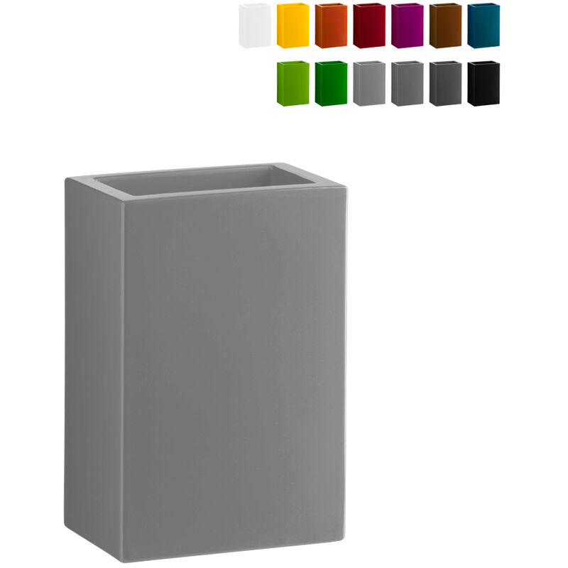 Macetero rectangular de diseño moderno Base Pot 40 Color: Gris claro - Slide
Macetero rectangular de diseño moderno Base Pot 40 Color: Gris claro - Slide