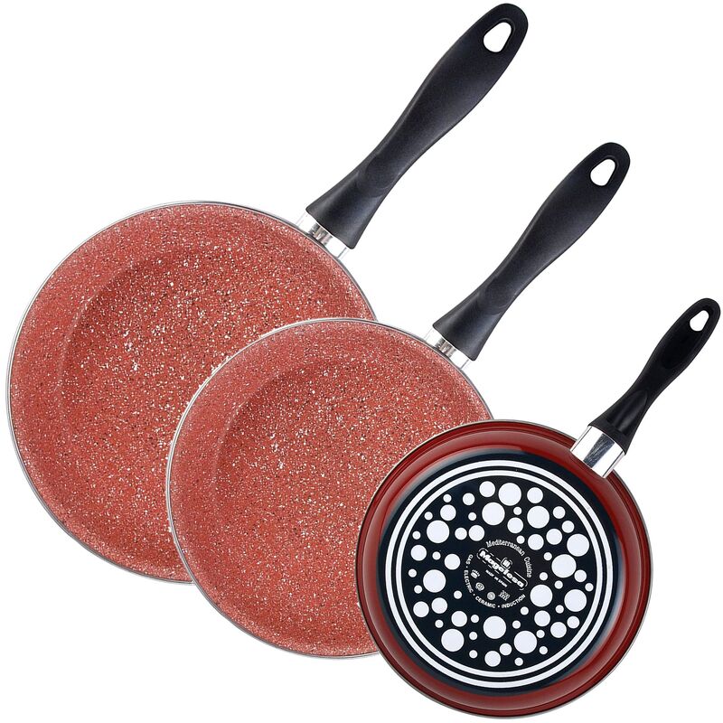 Magefesa Terracota - Set Juego 3 Sartenes 22-26-28 cm, inducción, Antiadherente Granito Libre de PFOA, Limpieza lavavajillas Apta para Todas Las
Magefesa Terracota - Set Juego 3 Sartenes 22-26-28 cm, inducción, Antiadherente Granito Libre de PFOA, Limpieza lavavajillas Apta para Todas Las