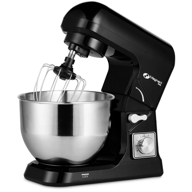 MAGNANI Robot de Cocina Negro 1000W, Robot de Cocina batidora 5L, Batidora Multifuncional con 3 Accesorios y Tapa, Batidora para Montar Huevos,
MAGNANI Robot de Cocina Negro 1000W, Robot de Cocina batidora 5L, Batidora Multifuncional con 3 Accesorios y Tapa, Batidora para Montar Huevos,
