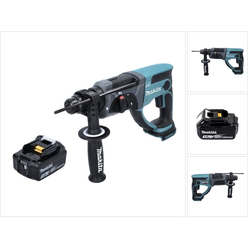Makita DHR 202 F1 Martillo combinado ligero inalámbrico con SDS Plus 18 V + 1x Batería BL 1830
Makita DHR 202 F1 Martillo combinado ligero inalámbrico con SDS Plus 18 V + 1x Batería BL 1830