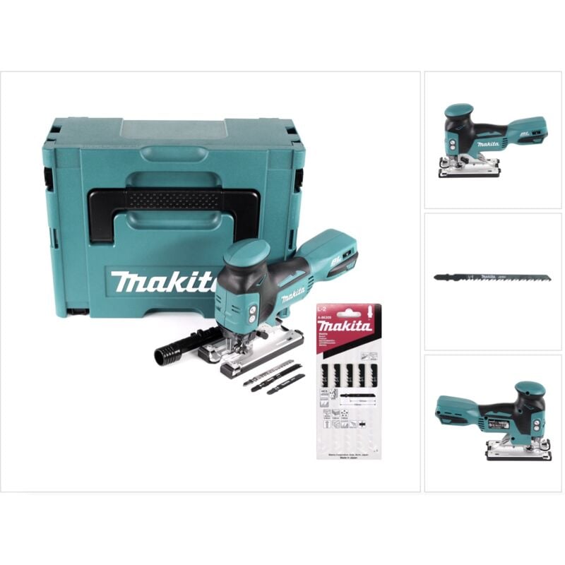 Makita - DJV 181 ZJ Sierra caladora a batería 18 V en Makpac 2 + Juego de hojas de sierra de calar L-2 para madera - Sin batería, sin cargador
Makita - DJV 181 ZJ Sierra caladora a batería 18 V en Makpac 2 + Juego de hojas de sierra de calar L-2 para madera - Sin batería, sin cargador