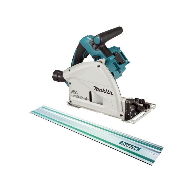 Makita Dsp Zj Twin V Lxt Brushless Mm Plunge Saw Guide Rail