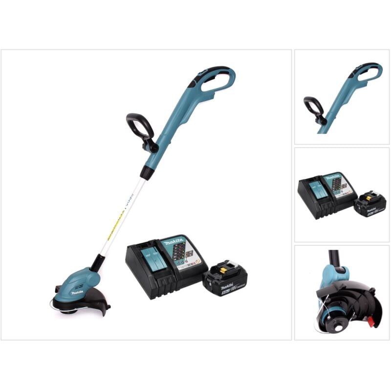 Makita DUR 181 RT Cortacésped a batería para bordes 18V + 1x Batería BL 1850 5,0 Ah + Cargador DC 18 RC
Makita DUR 181 RT Cortacésped a batería para bordes 18V + 1x Batería BL 1850 5,0 Ah + Cargador DC 18 RC