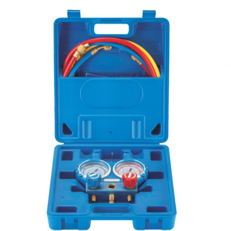 Maleta Manometro Analizador 2 Vias Aluminio 68mm Con Visor R22,R407C,R404A,R134A
Maleta Manometro Analizador 2 Vias Aluminio 68mm Con Visor R22,R407C,R404A,R134A