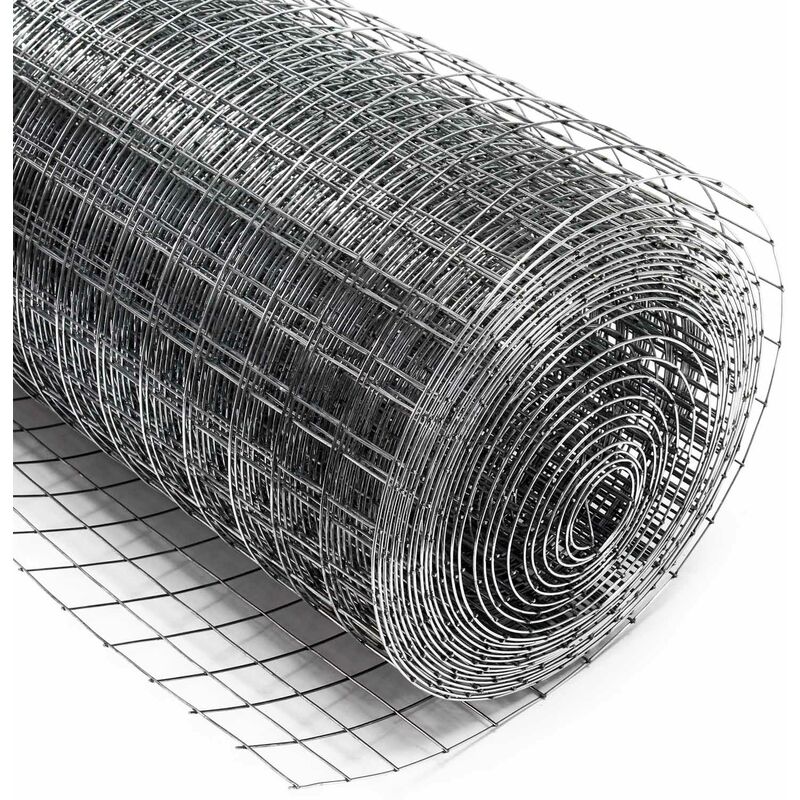 Malla de alambre cuadrada 12x12mm, rollo 10m, altura 50cm, acero galvanizado, cierres, gallineros
Malla de alambre cuadrada 12x12mm, rollo 10m, altura 50cm, acero galvanizado, cierres, gallineros
