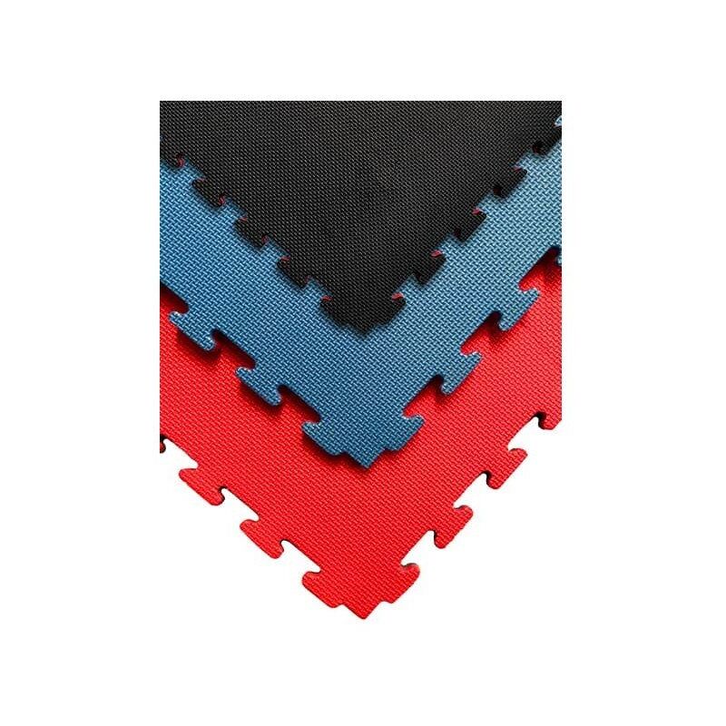 Tatami Puzzle 1000x1000x40 mm | Esterilla Reversible Antideslizante | Suelo para gimnasios, Artes Marciales, Judo | Con Bordes - color :Rojo y Azul
Tatami Puzzle 1000x1000x40 mm | Esterilla Reversible Antideslizante | Suelo para gimnasios, Artes Marciales, Judo | Con Bordes - color :Rojo y Azul